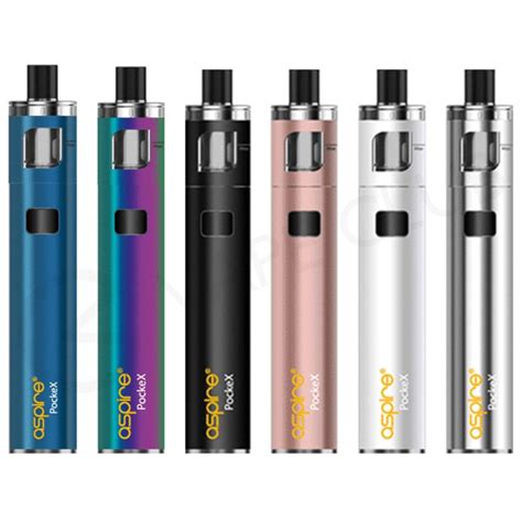 The PockeX has a wider drip-tip and larger top-airflow allowing for increased vapor production. . Aspire pockex flashing purple